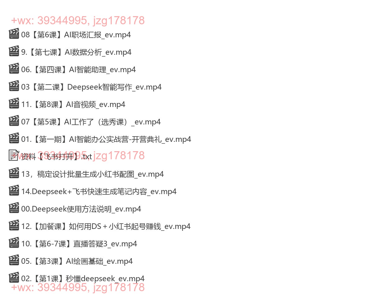 13.秋叶团队-AI智能办公实战营（完结） screenshot