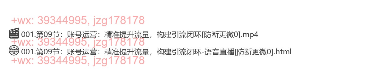 第09节：账号运营：精准提升流量，构建引流闭环 screenshot