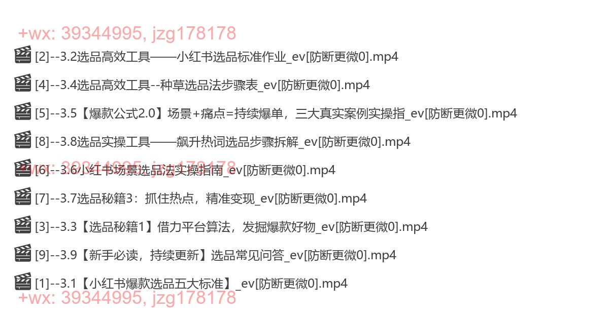 {3}--第三章：小红书店铺选品 screenshot