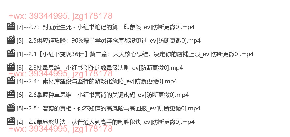 {2}--第二章：小红书店铺必备思维 screenshot