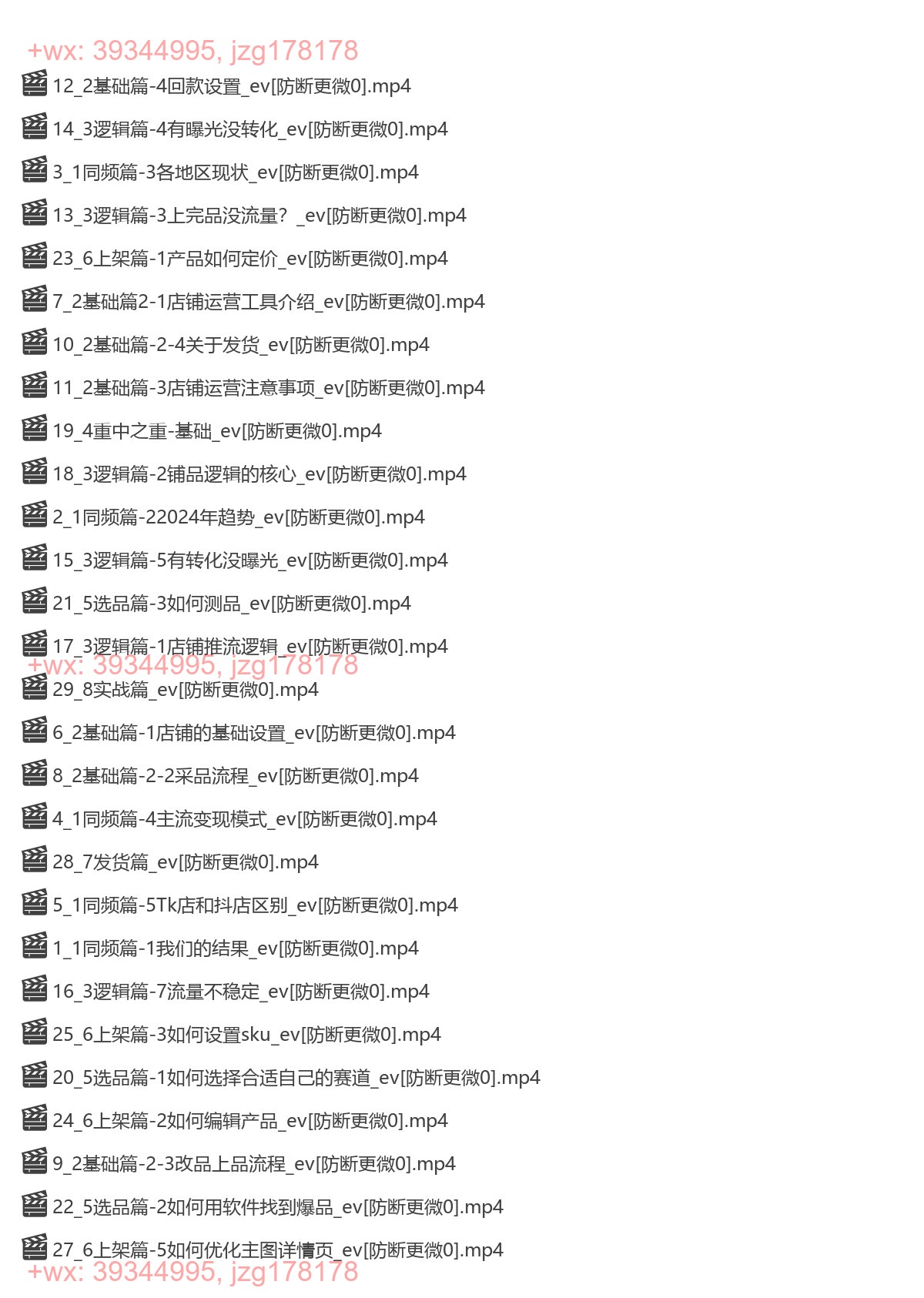 25.万三-东南亚跨境tk小店运营课 screenshot