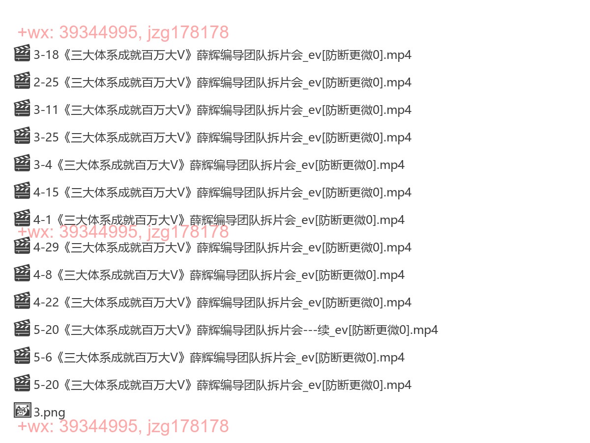 薛辉编导团队拆片会-《三大体系成就百万大V》225(1) screenshot