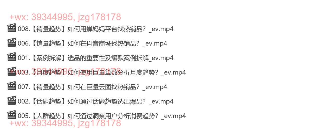 【第六章】选品进阶 screenshot