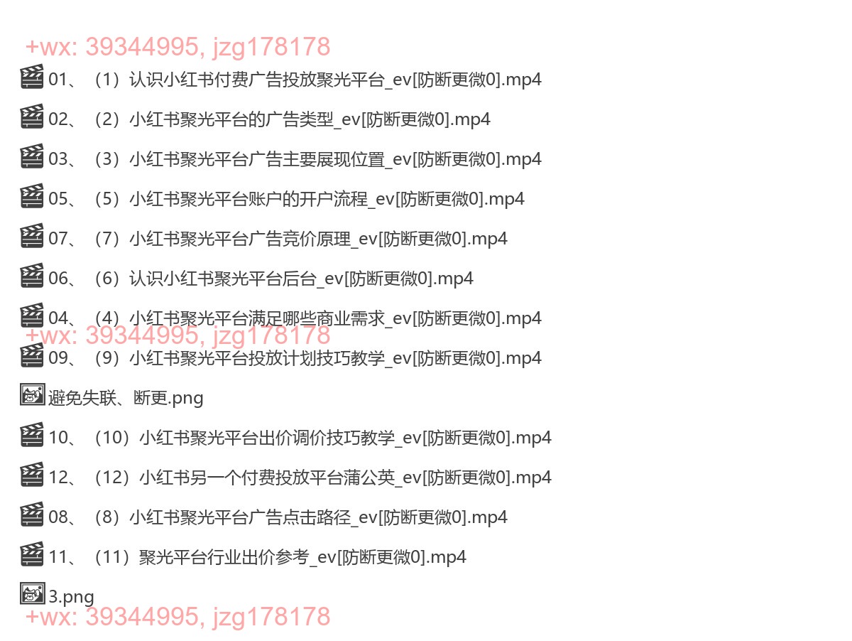 18.薯宝电商-小红书聚光广告投放从零开始 screenshot