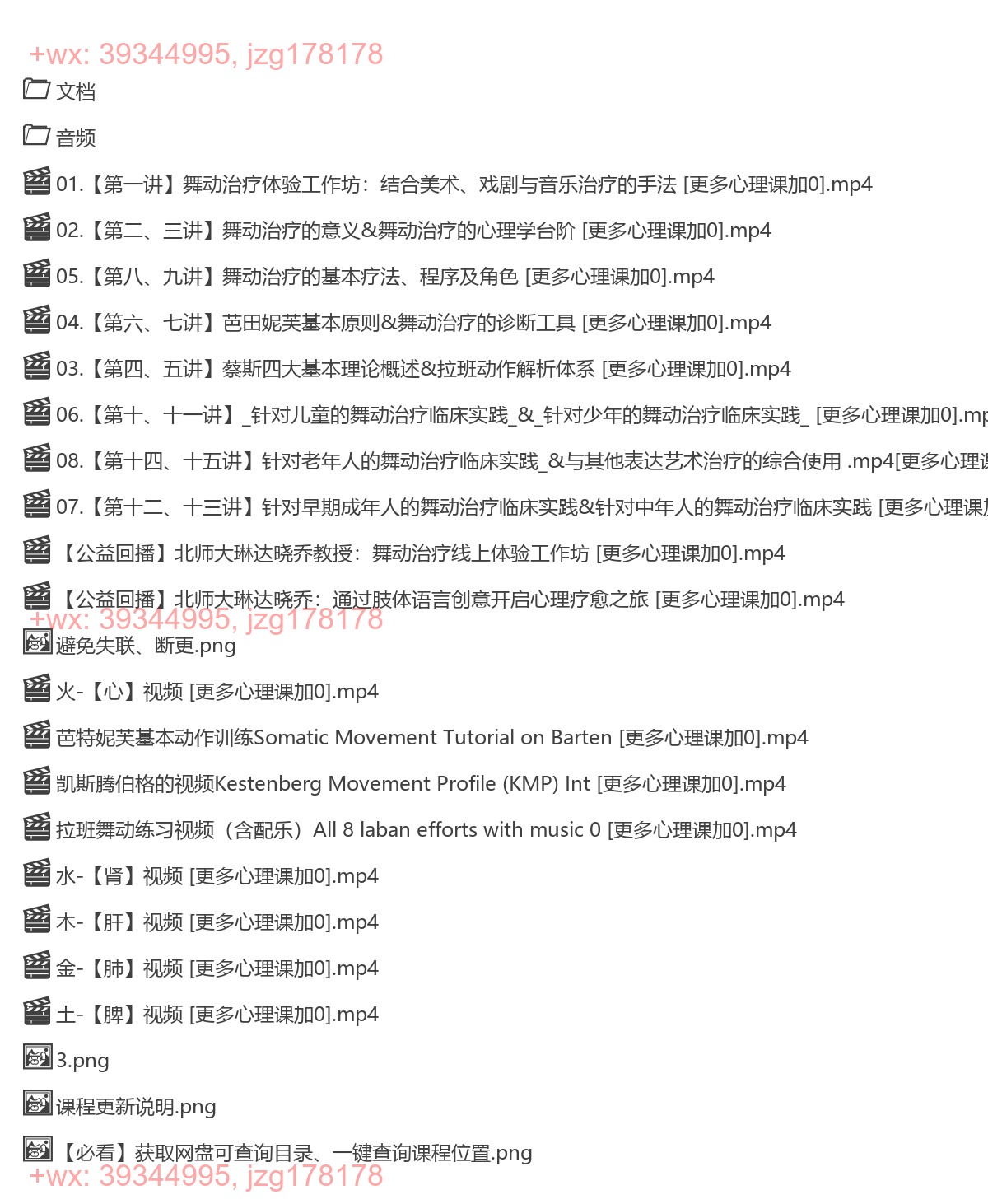【完结】舞动治疗技术系统直播15讲 _ 北师大艺术治疗研究中心琳达晓乔教授亲授 screenshot