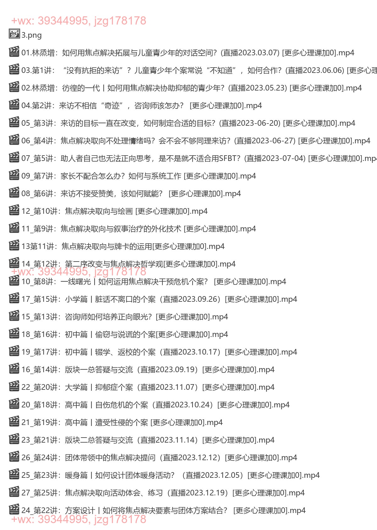 305.【完结】林烝增：焦点解决取向儿童青少年临床困境突破、案例研讨及团体工作25讲 screenshot