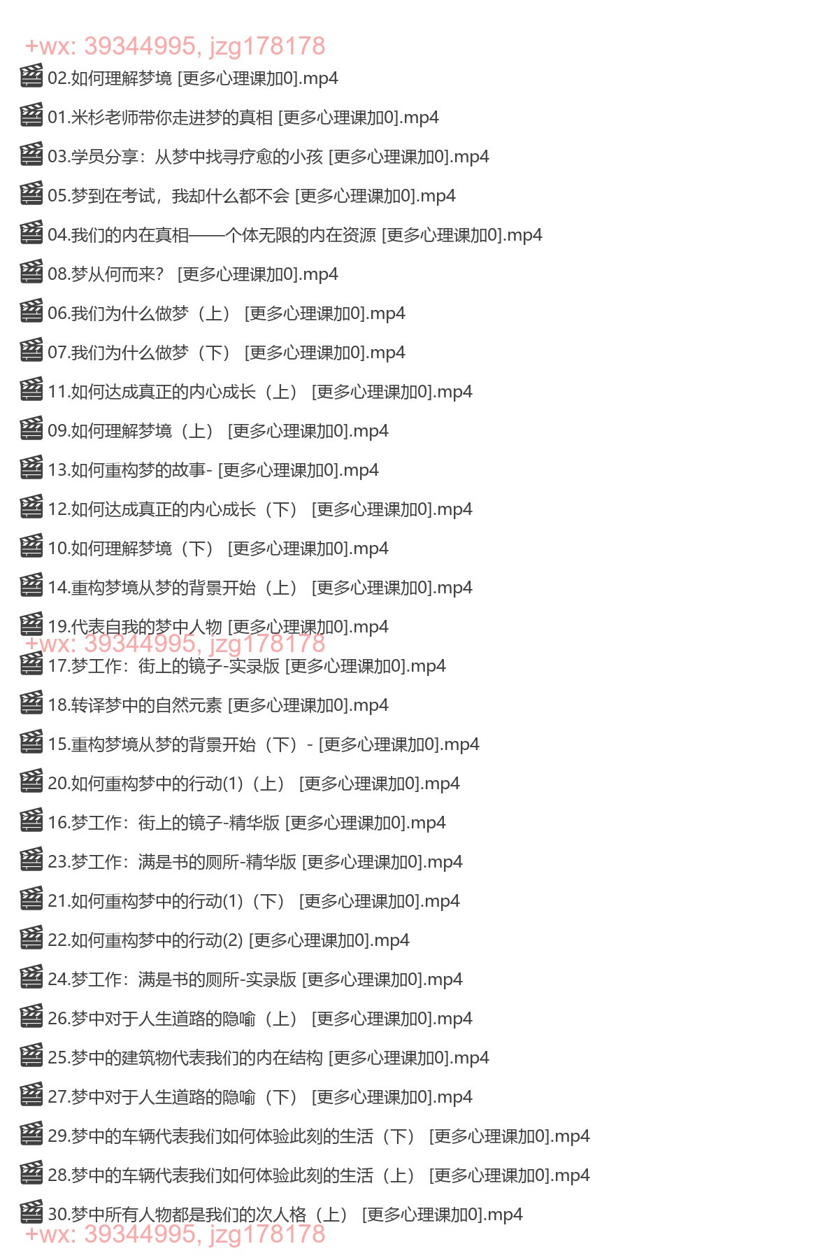 296.【完结】梦的真相 解析与工作示范59讲 screenshot