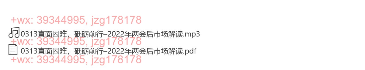 20220313直面困难，砥砺前行–2022年两会后市场解读 screenshot