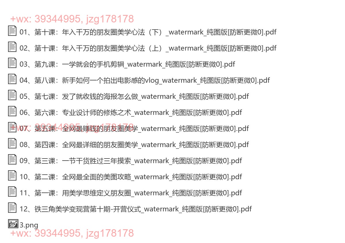 1022.铁三角美学变现营第十期 screenshot
