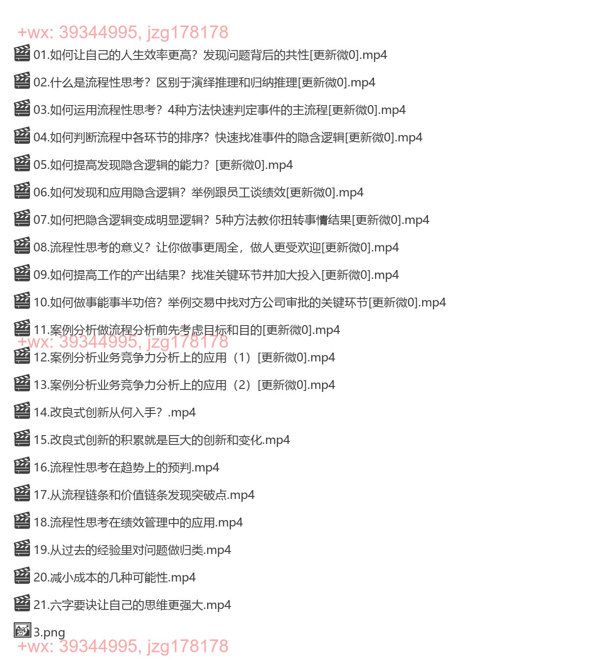 1201.王新宇《流程性思维课》-[抖音]（完结） screenshot