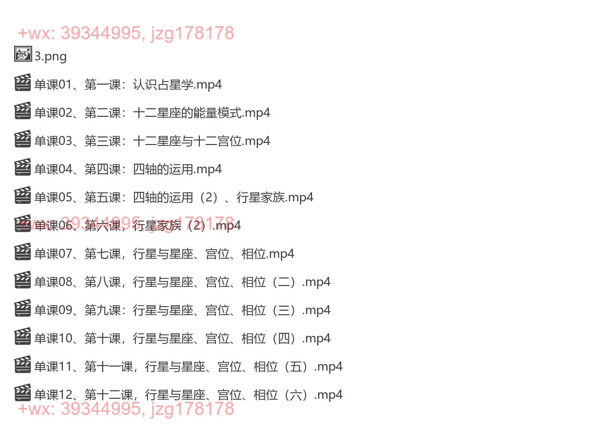 1202.星盘识人纵览课(完结） screenshot