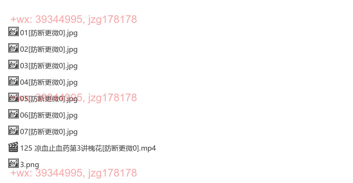 125 凉血止血药第3讲槐花 screenshot