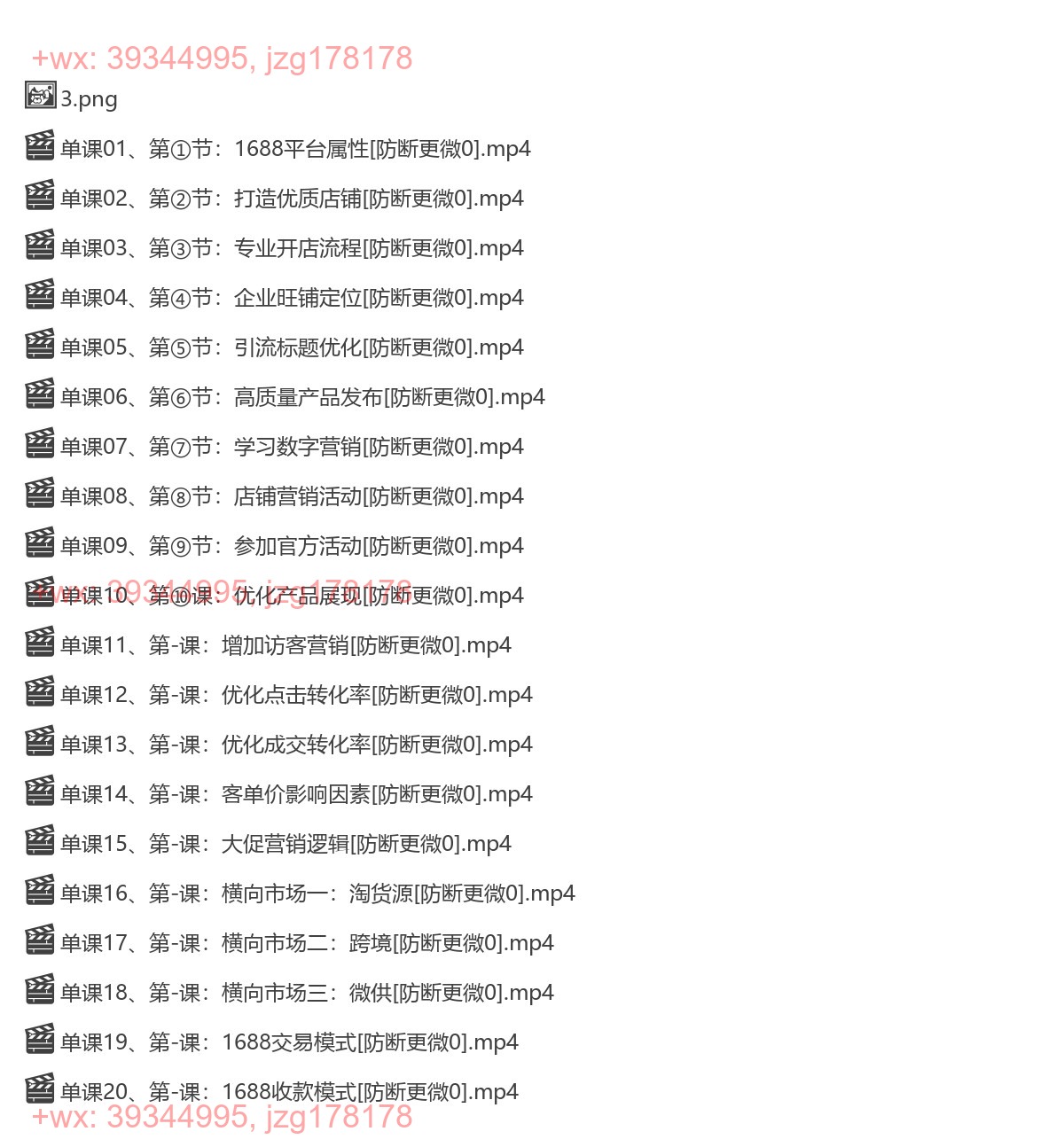 1261.金牌讲师20节1688运营干货课 screenshot