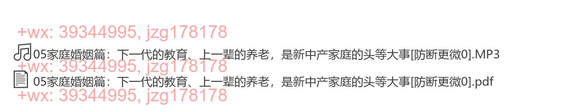 05家庭婚姻篇：下一代的教育、上一辈的养老，是新中产家庭的头等大事 screenshot
