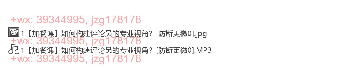 【第06-嘉宾分享课 】如何构建评论员的专业视角？ screenshot