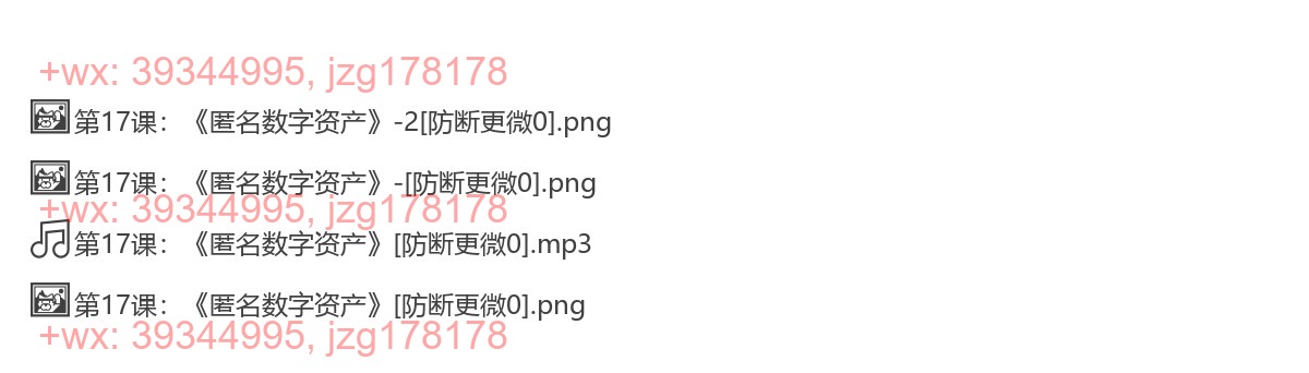 第17课：《匿名数字资产》 screenshot
