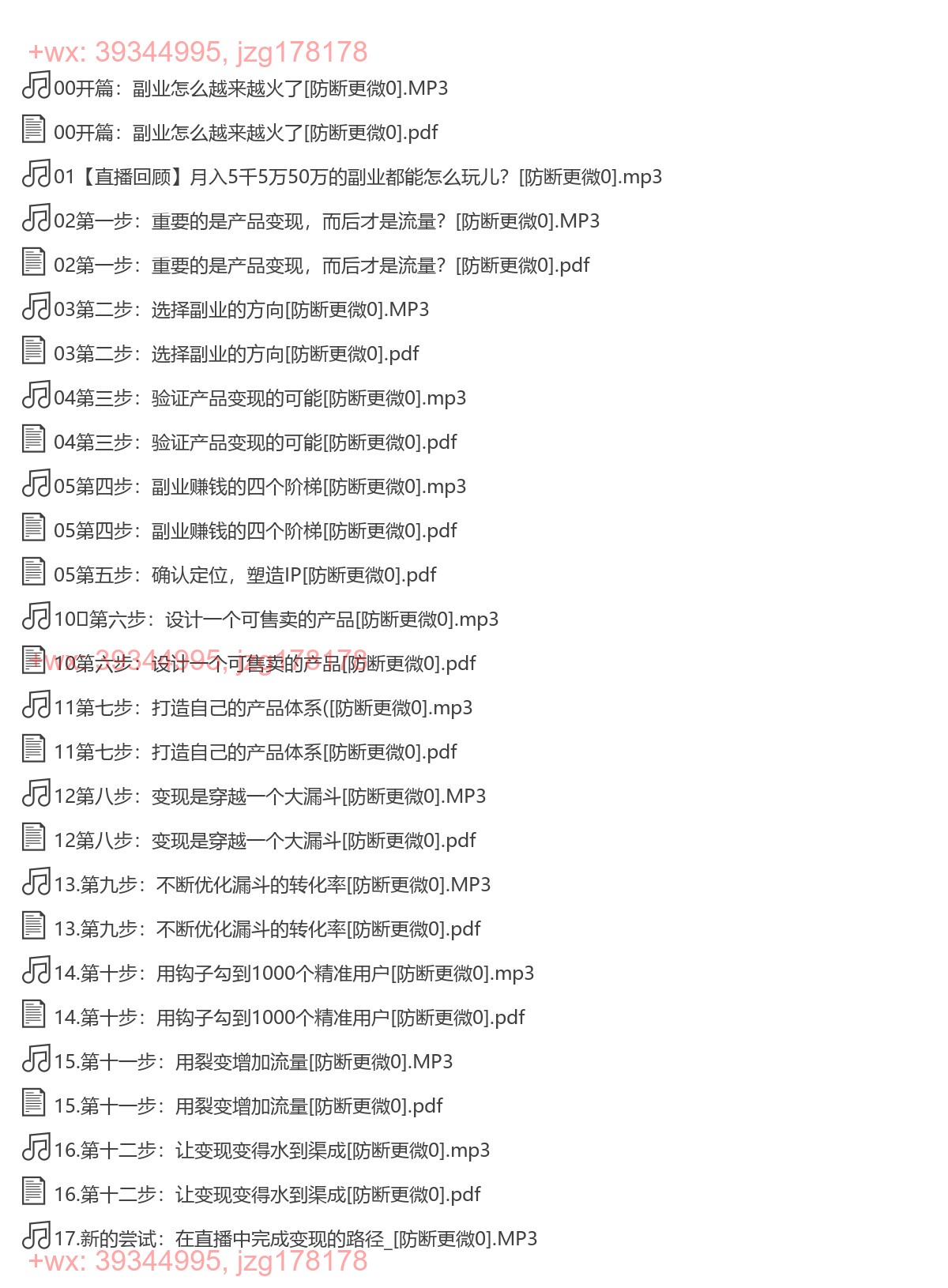 我的副业计划训练营-[吴晓波频道] screenshot