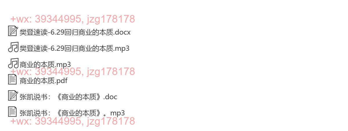 商业的本质 screenshot
