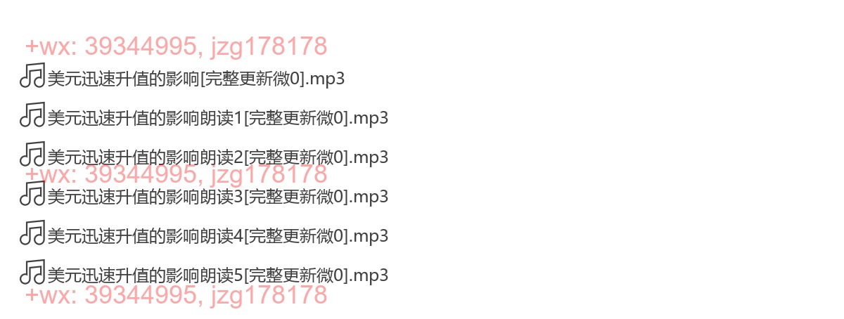 美元迅速升值的影响 screenshot