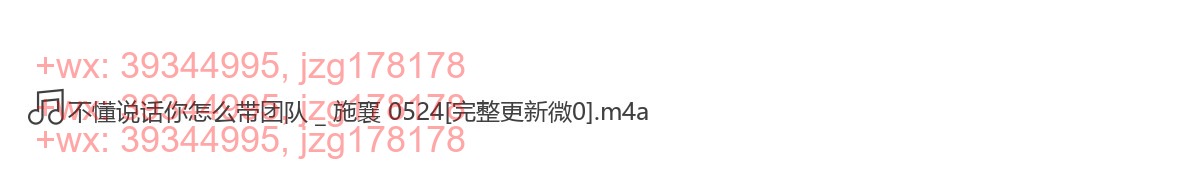 0524不懂说话你怎么带团队 _ 施襄 screenshot