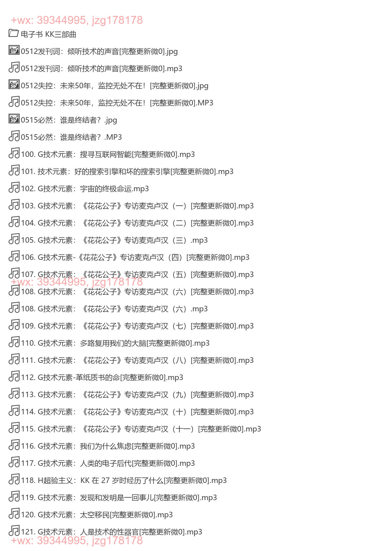X053.凯文•凯利：《KK对话未来》 screenshot