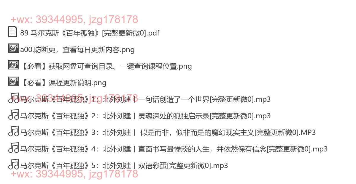 89 马尔克斯《百年孤独》 screenshot