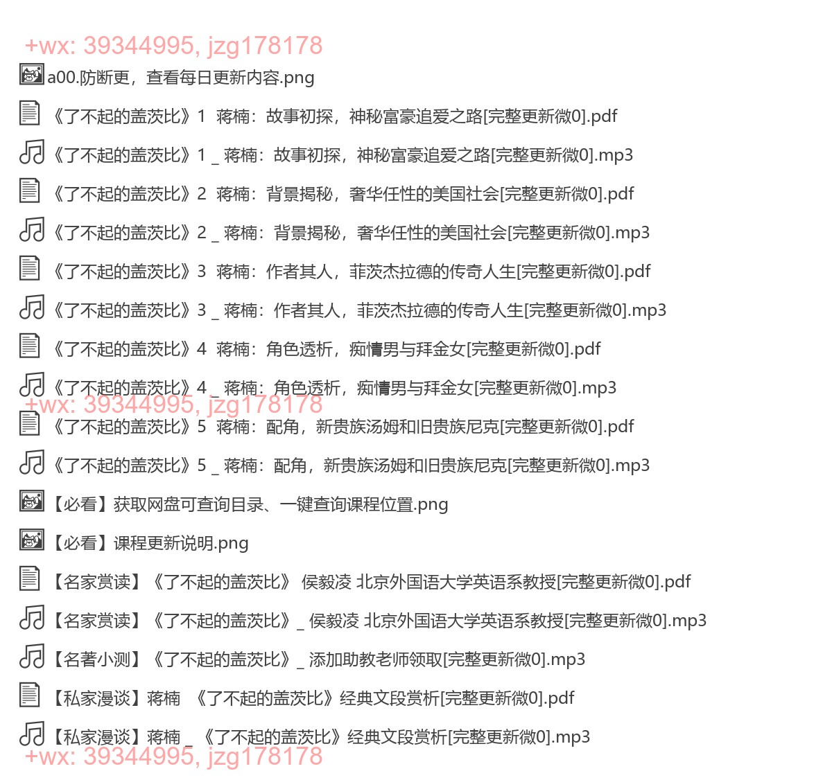 09《了不起的盖茨比》蒋楠 screenshot
