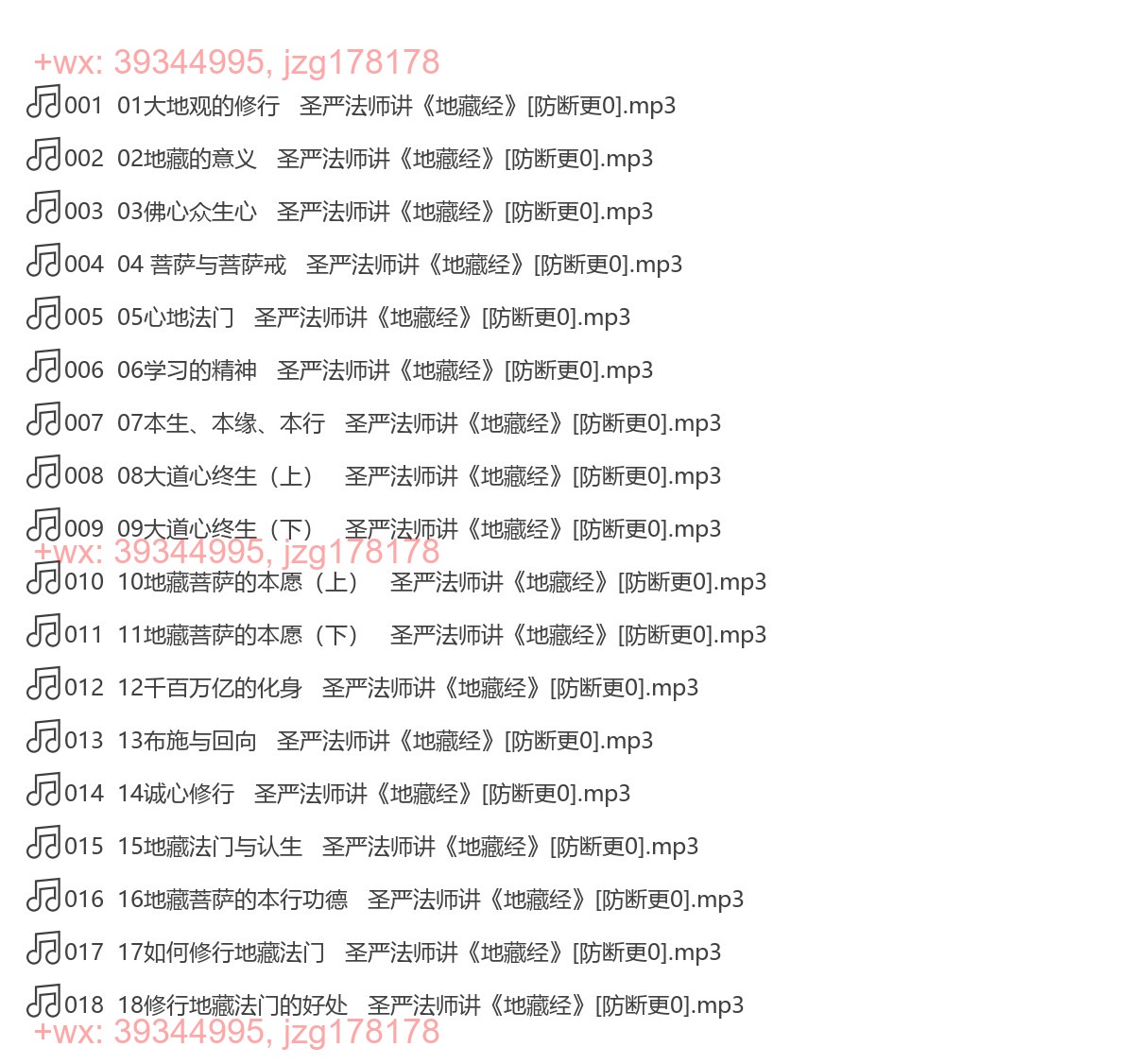 圣严法师讲《地藏菩萨本愿经》(完结） screenshot