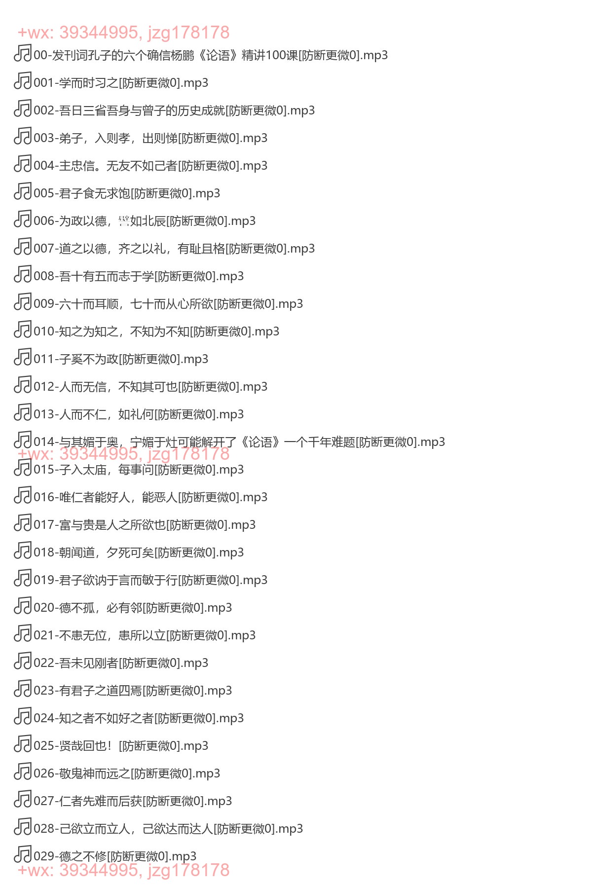 X300.杨鹏《论语》100课（完结） screenshot