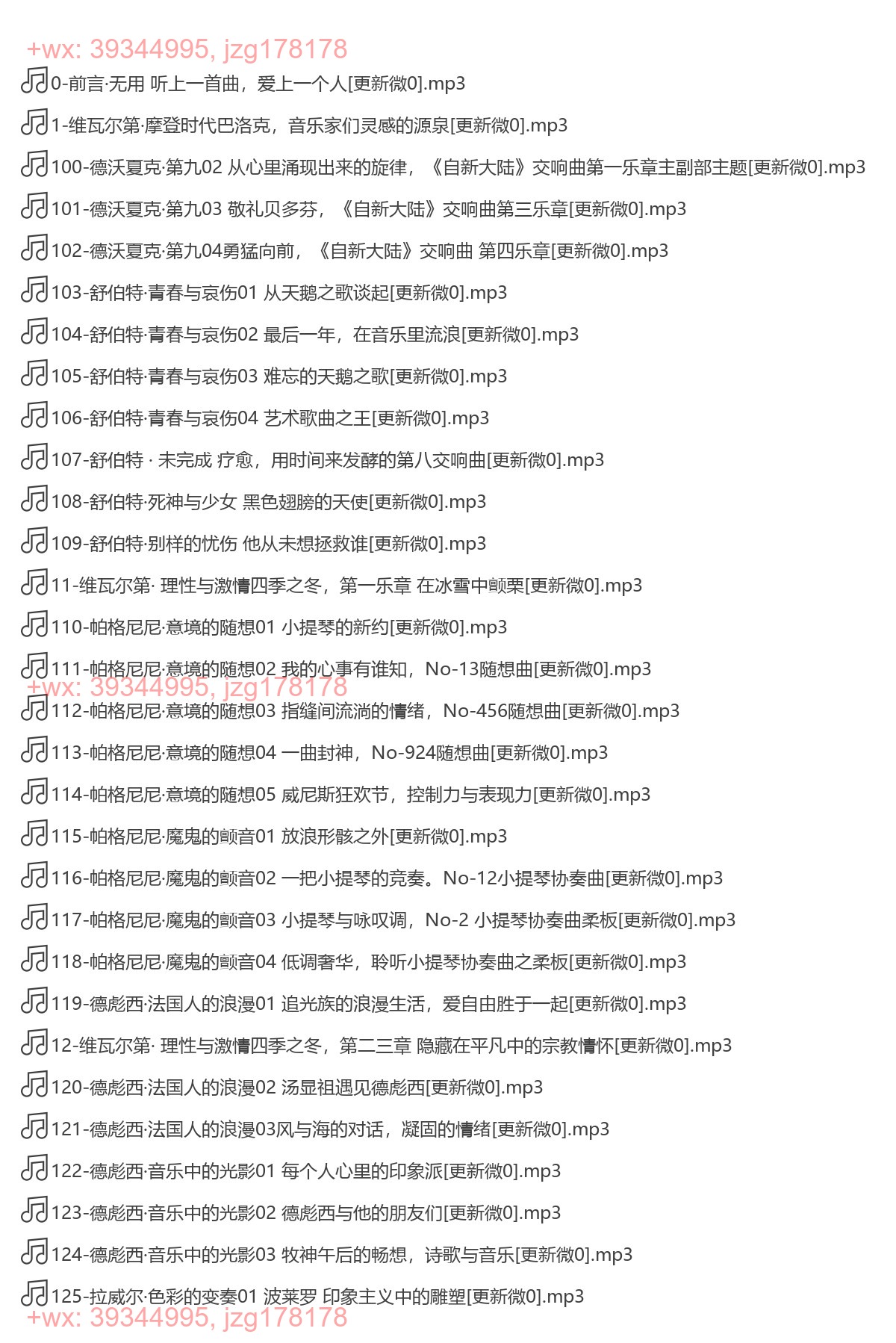 X314.韩嘉天：听懂古典音乐大师（完结） screenshot