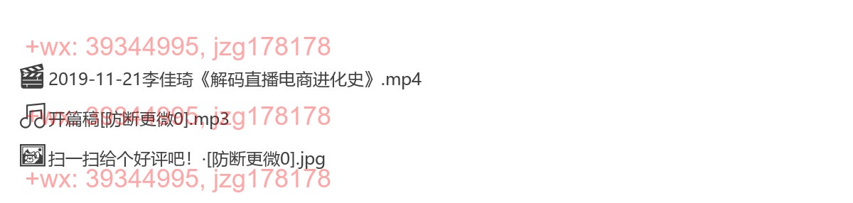 2019-11-21李佳琦《解码直播电商进化史》 screenshot