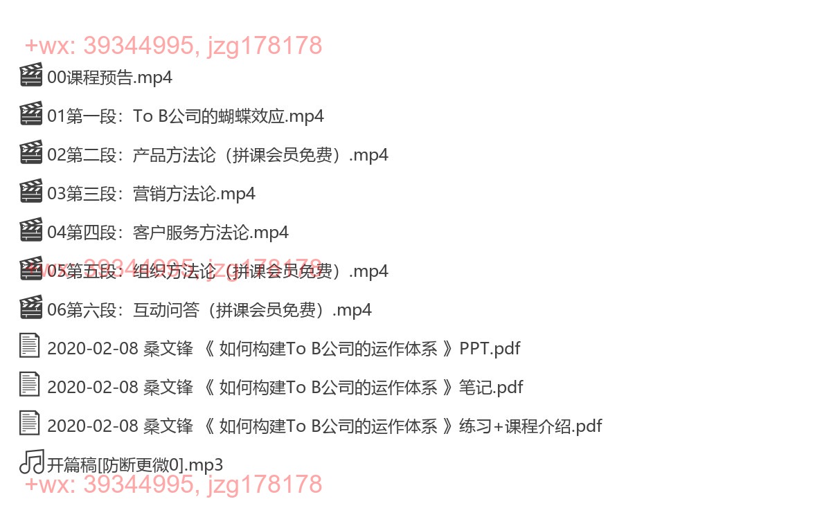 2020-02-08 桑文锋 《 如何构建To B公司的运作体系 》 screenshot