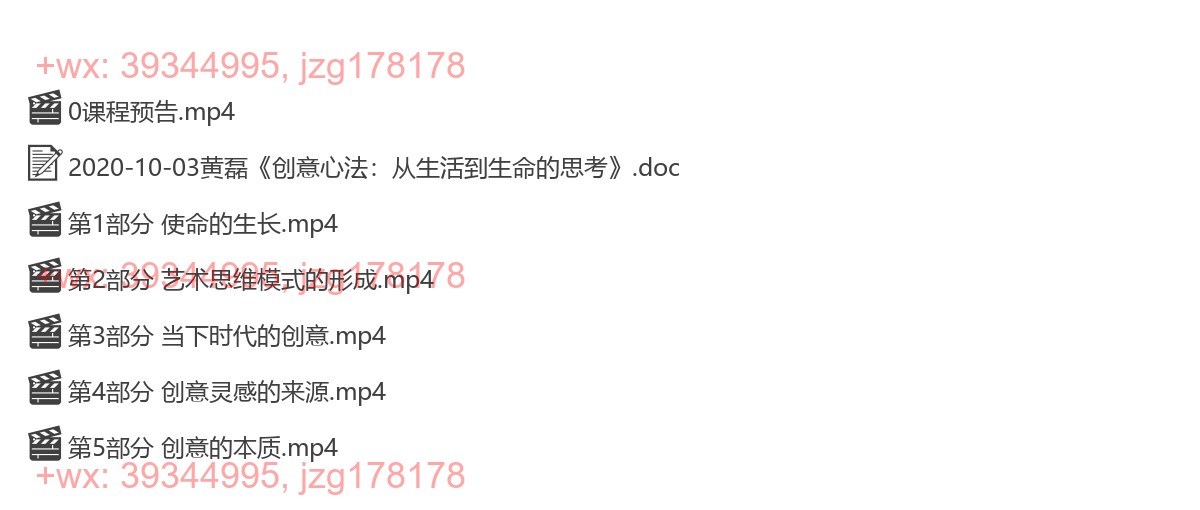 2020-10-03黄磊《创意心法：从生活到生命的思考》 screenshot