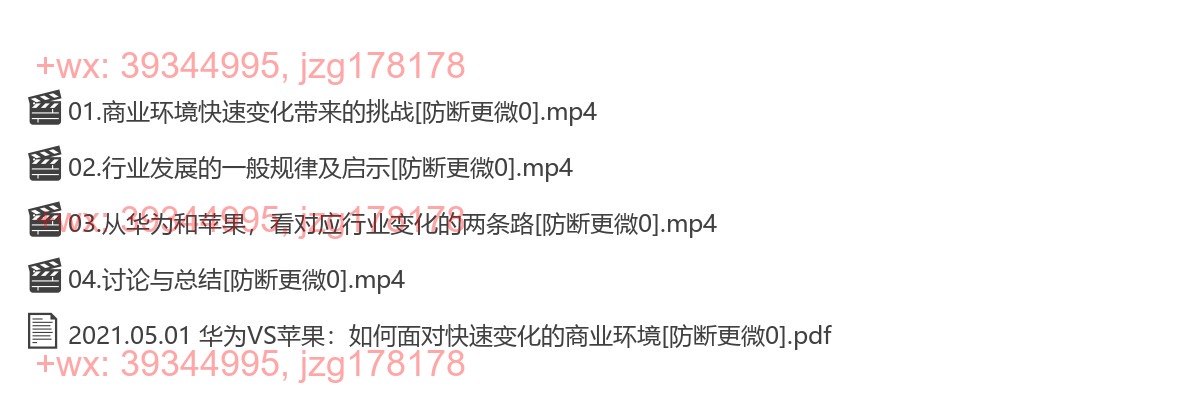 2021.05.01 华为VS苹果：如何面对快速变化的商业环境 screenshot