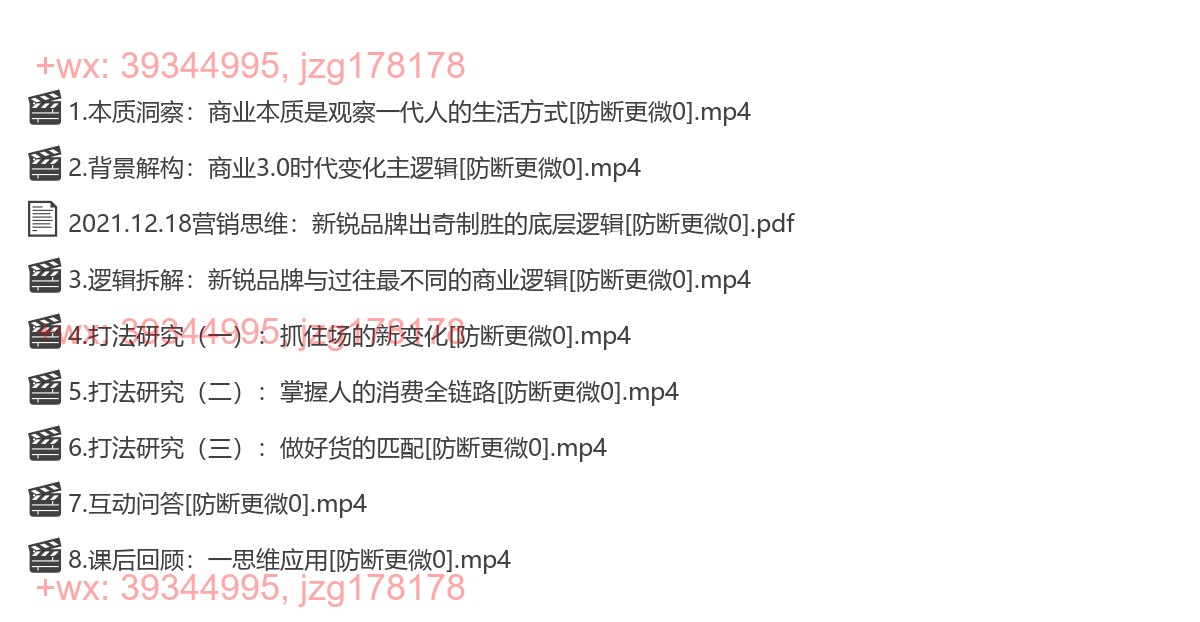 2021.12.18营销思维：新锐品牌出奇制胜的底层逻辑 screenshot