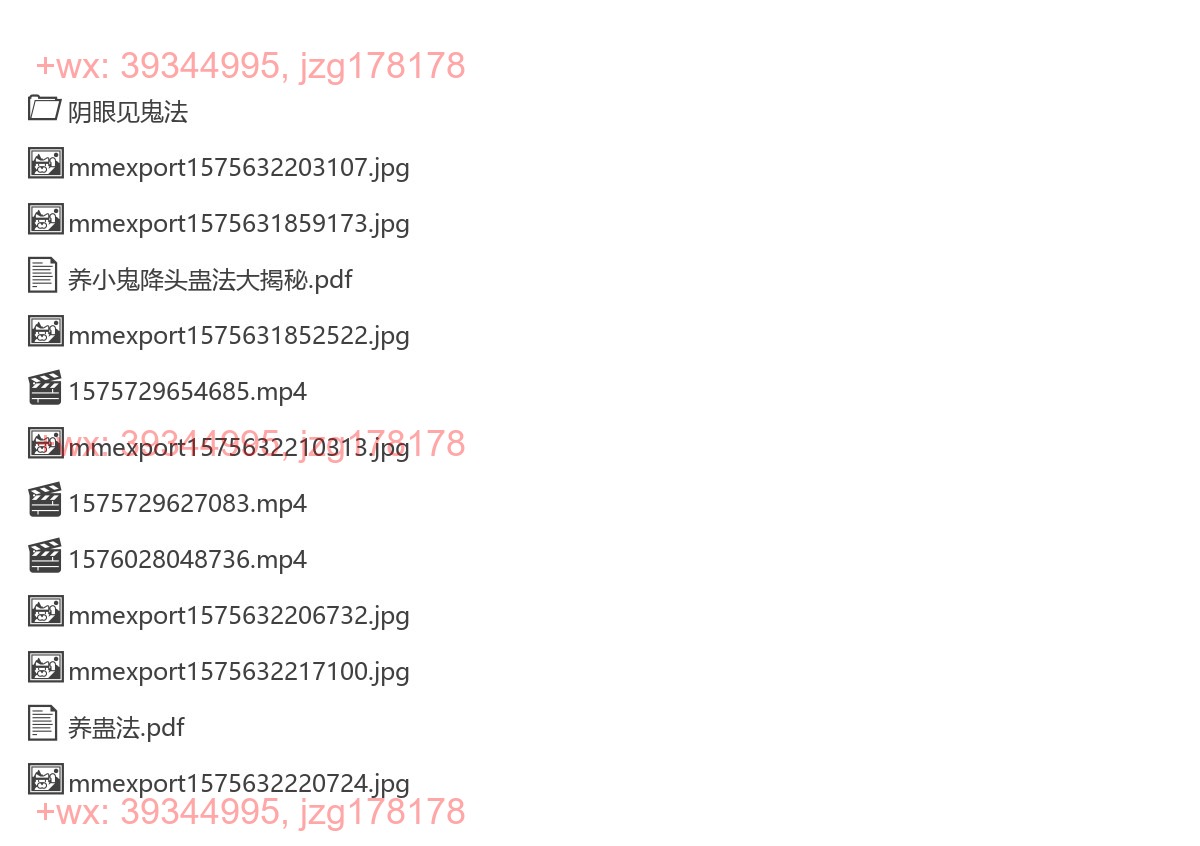 蛊术秘法与降头术.pdf等多个文件 screenshot