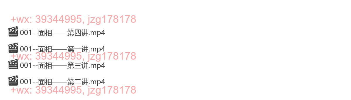 39.面相五行人格4讲全约9小时 screenshot