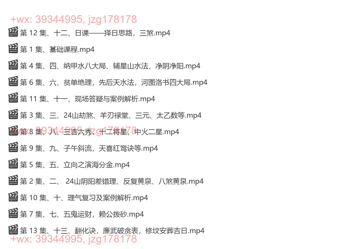 28 王进武2018年《杨公风水中级班》13集 screenshot