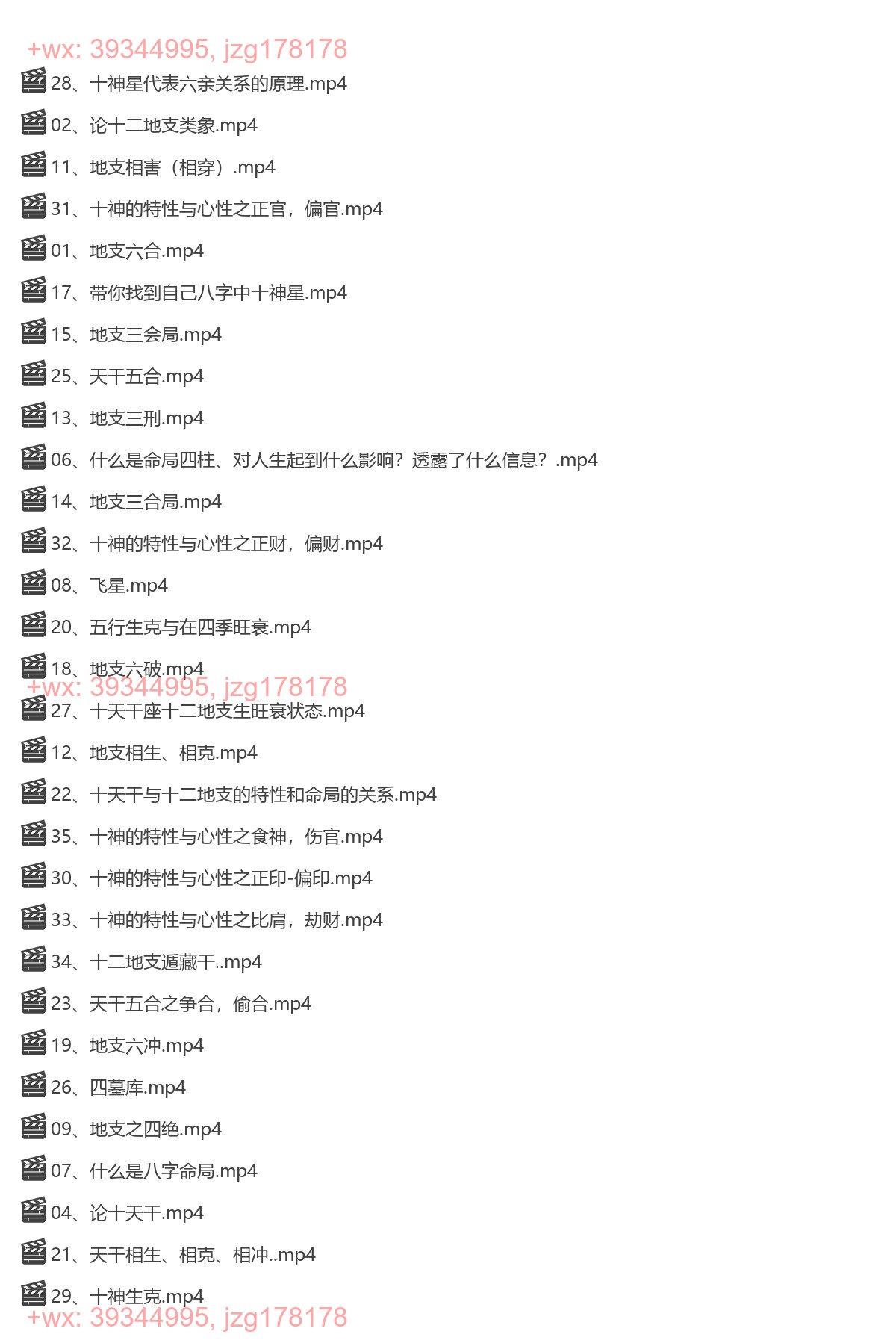 Y2308-05 《解开八字生命密码一阶》35集 screenshot