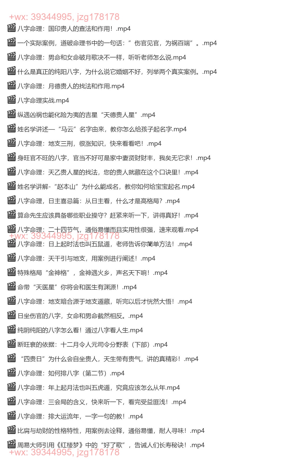 Y2305-26 张志华-涵钰命名馆八字课程珍藏版 screenshot