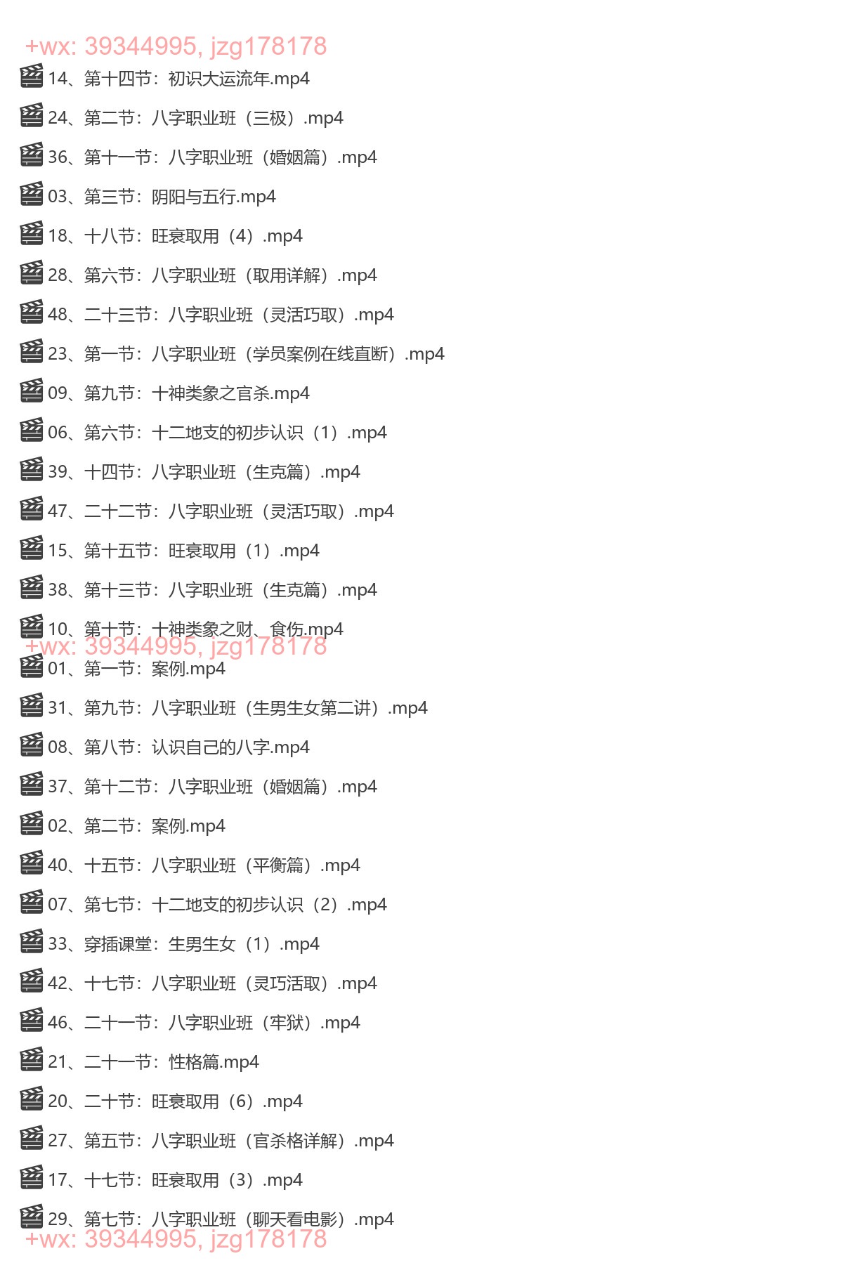 Y2305-59 金镖门老人参体系民间盲派八字课程48集 screenshot