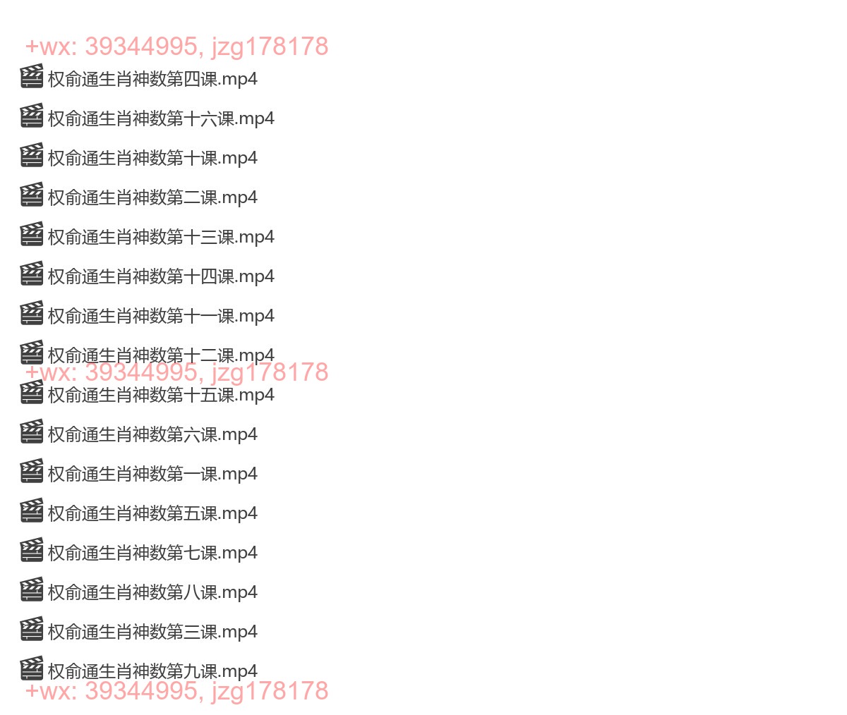 Y2304-45 权俞通生肖神数研修班16课 screenshot