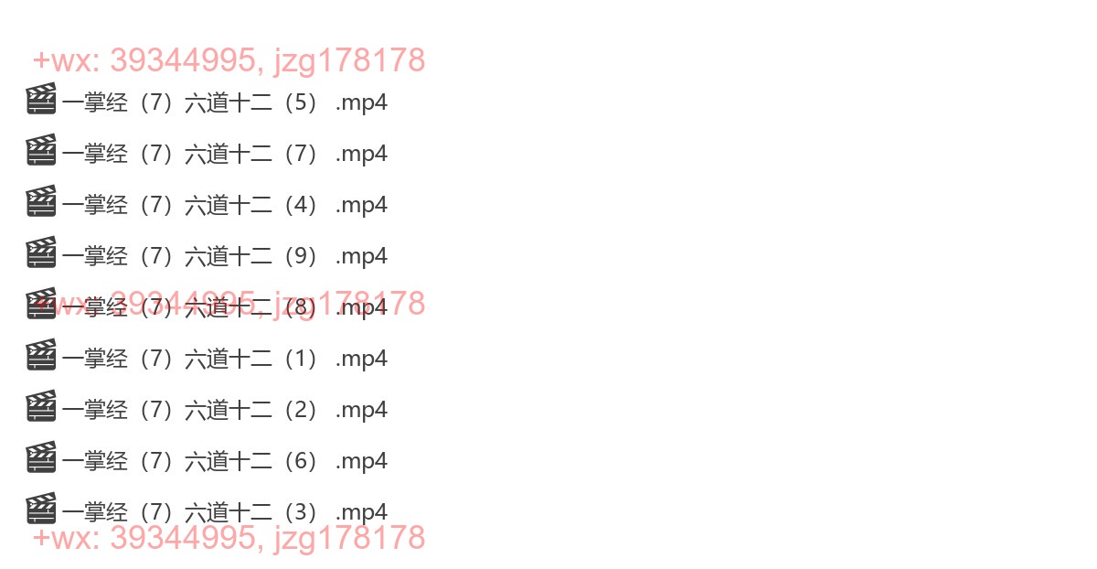 7.一掌经（7）六道十二 screenshot