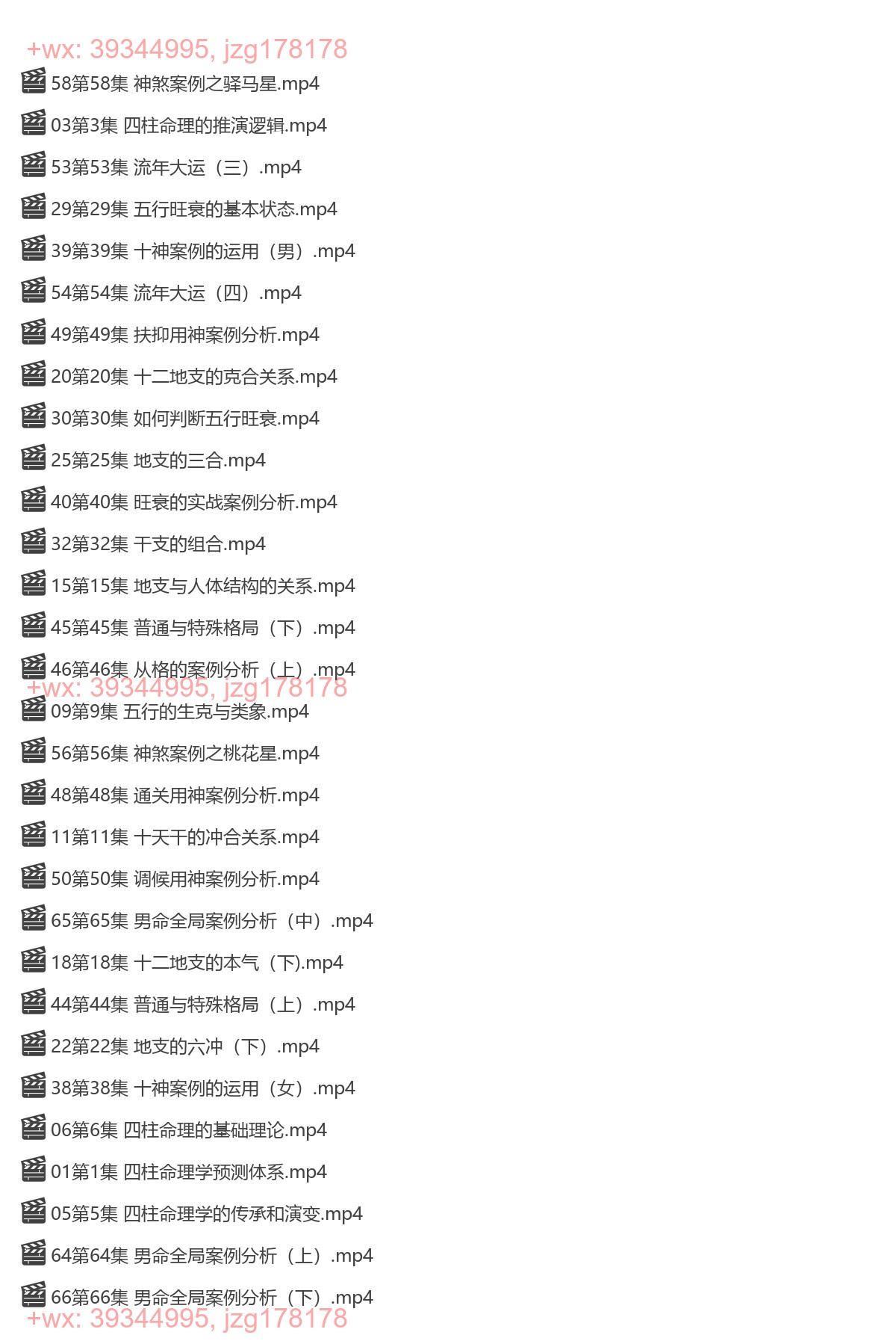 Y2304-75 无观八字内部课程66集 screenshot