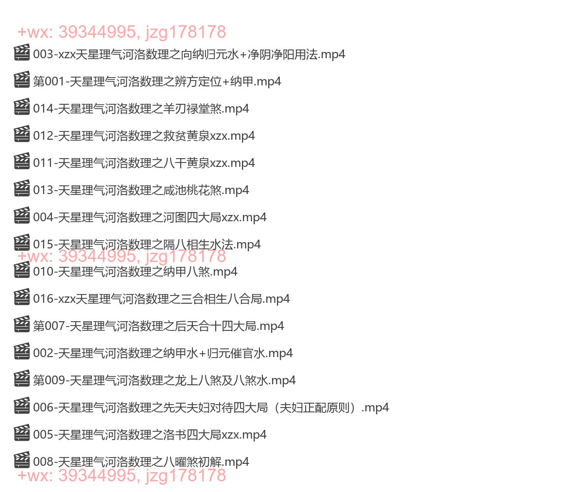 Y2303-14 东灵易占天星风水河洛理气16集视频 screenshot
