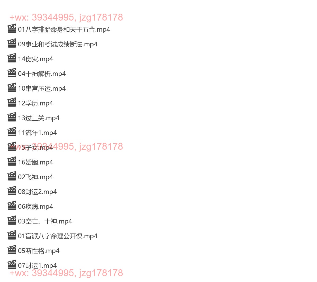 Y2303-16 净安堂《秘传盲派八字》视频16集 screenshot