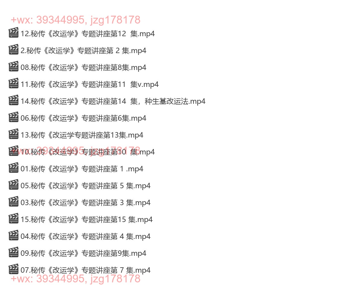 Y2302-24 陈炳森改运课视频15集 screenshot