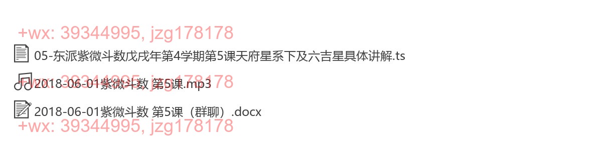 2018-06-01紫微斗数 第05课 screenshot