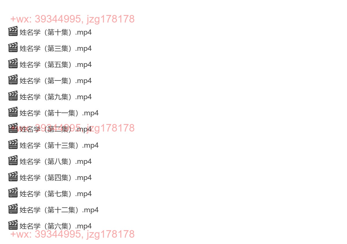 Y2302-08 黄镜波姓名学 13集 screenshot