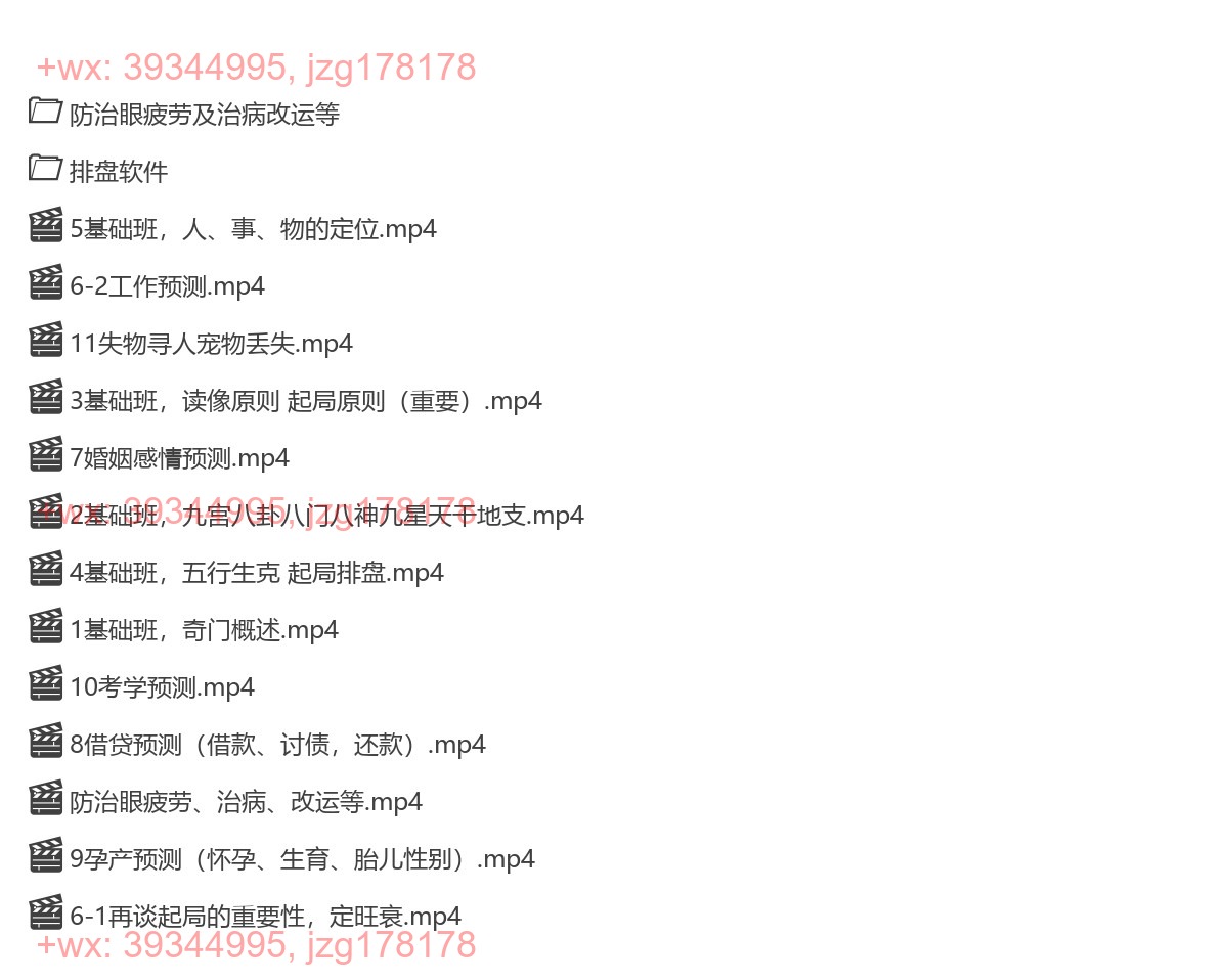 Y2302-49 无极道人奇门遁甲基础班、网络班视频 screenshot